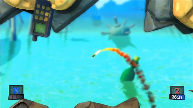 Worms Revolution ... (PS3) Gameplay смотреть онлайн