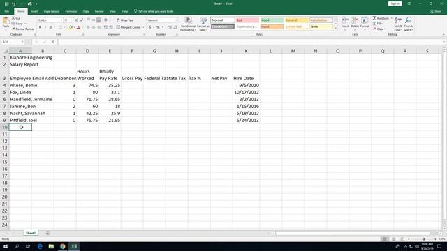 Excel Module 2 Demonstration Part 1 смотреть онлайн