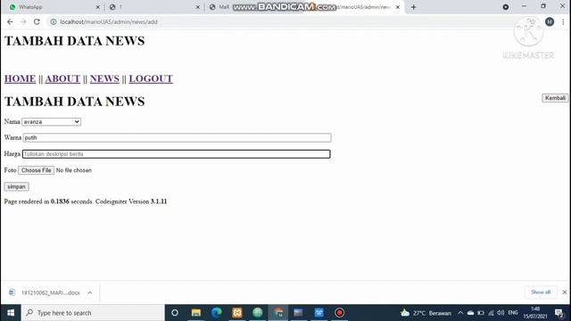 Tahapan-tahapan pembuatan cms menggunakan framework codeIgniter dan Oracle database смотреть онлайн