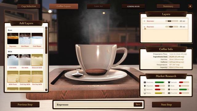 ESPRESSO TYCOON DEMO или МАЛЕНЬКАЯ КОФЕЙНЯ смотреть онлайн