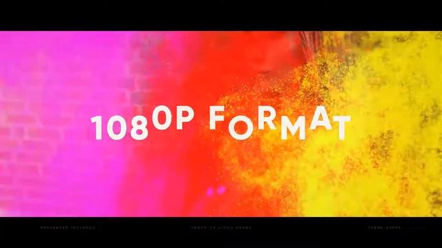 Color Explosions Stomp Opener - After Effects Template смотреть онлайн