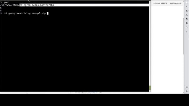 How to send an MP3 file to a Telegram group in PHP смотреть онлайн