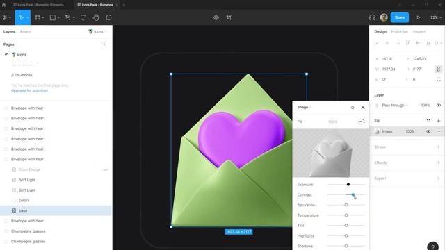 3D Icons Pack - Romance (How To Change The Colors)