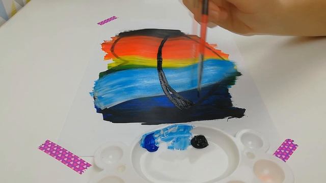 Heart Acrylic Painting Tutorial Step by Step for beginners смотреть онлайн