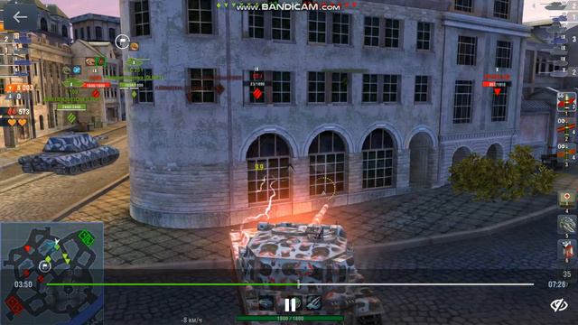 WoT Blitz FV215b 183 бабаха фестиваль !!!!!! 15 к урона. горят пуканы мега нагиб смотреть онлайн