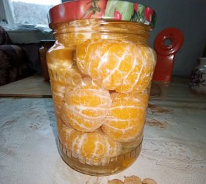 Мандарины на зиму без варки как свежие