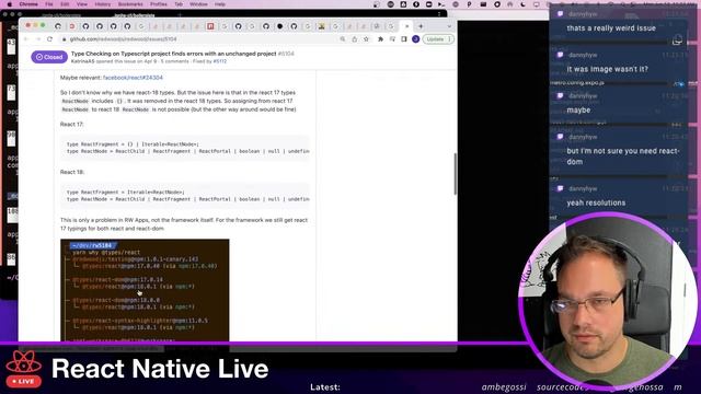React Native Live -- Upgrading Ignite to latest React Native 0.68 смотреть онлайн
