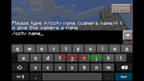 Minecraft PE Script Mod | CCTV Security Camera Mod