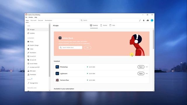 How to Open Photoshop From Creative Cloud смотреть онлайн