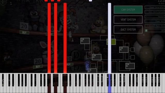 Where Dreams Die - Ultimate Custom Night | Piano Tutorial смотреть онлайн