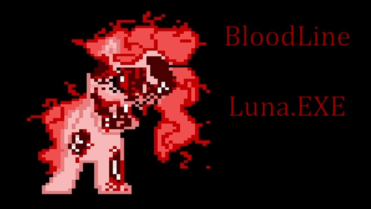 BLOODLINELUNA.EXE (MyLittlePonyHorrorGame) смотреть онлайн