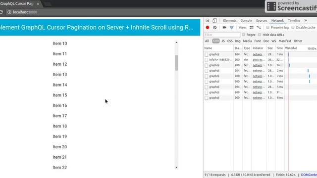 Implementing React Infinite Scroll using GraphQL cursor pagination - Intro смотреть онлайн