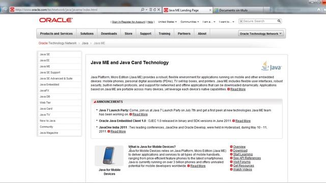 Descarga Plataforma Oracle Java ME: Java SE JDK + Java ME SDK + API's MIDP - CLDC смотреть онлайн