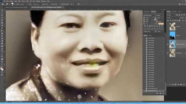 Hướng Dẫn Phục Hồi Ảnh củ trên Photoshop | Tienpts смотреть онлайн