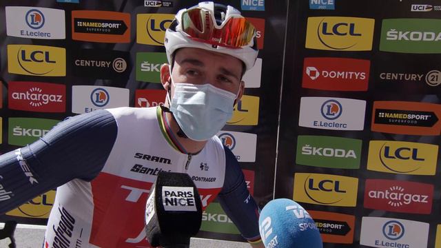 Mads Pedersen - Interview at the start - Paris-Nice Stage 8 смотреть онлайн