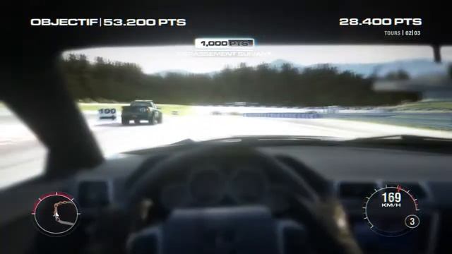 Grid 2 - Vue cokpit dépassement sans fautes défi mondial dodge challenger SRT смотреть онлайн