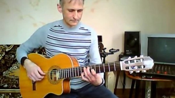 Гитарист Олег Shape of my heart Sting