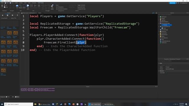 How to Freecam/Spectate in your Roblox game (Cinematic Camera) - [NEW TUTORIAL IN DESCRIPTION] смотреть онлайн
