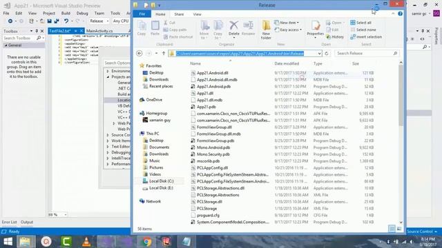 Create a .config File and Import inside Project in V.S.(Xamarin Debugging) смотреть онлайн