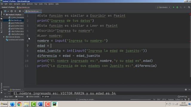 Clase 1 Python - Pycharm смотреть онлайн