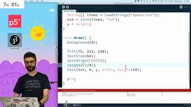 Coding Challenge #101: May the 4th Scrolling Text смотреть онлайн