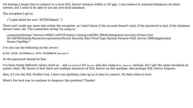 Databases: Cannot connect to SQL Server database regardless of connection string (3 Solutions!!) смотреть онлайн