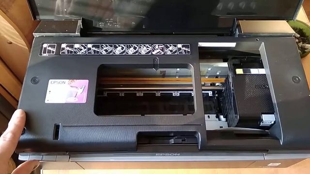 Включение принтера Epson P50 смотреть онлайн
