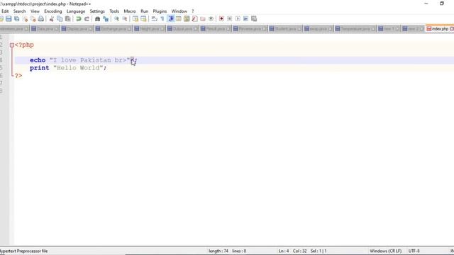 Part 6: [Practical] PHP Basics (PHP Syntax + Output + Difference between echo and print) Urdu/Hindi смотреть онлайн
