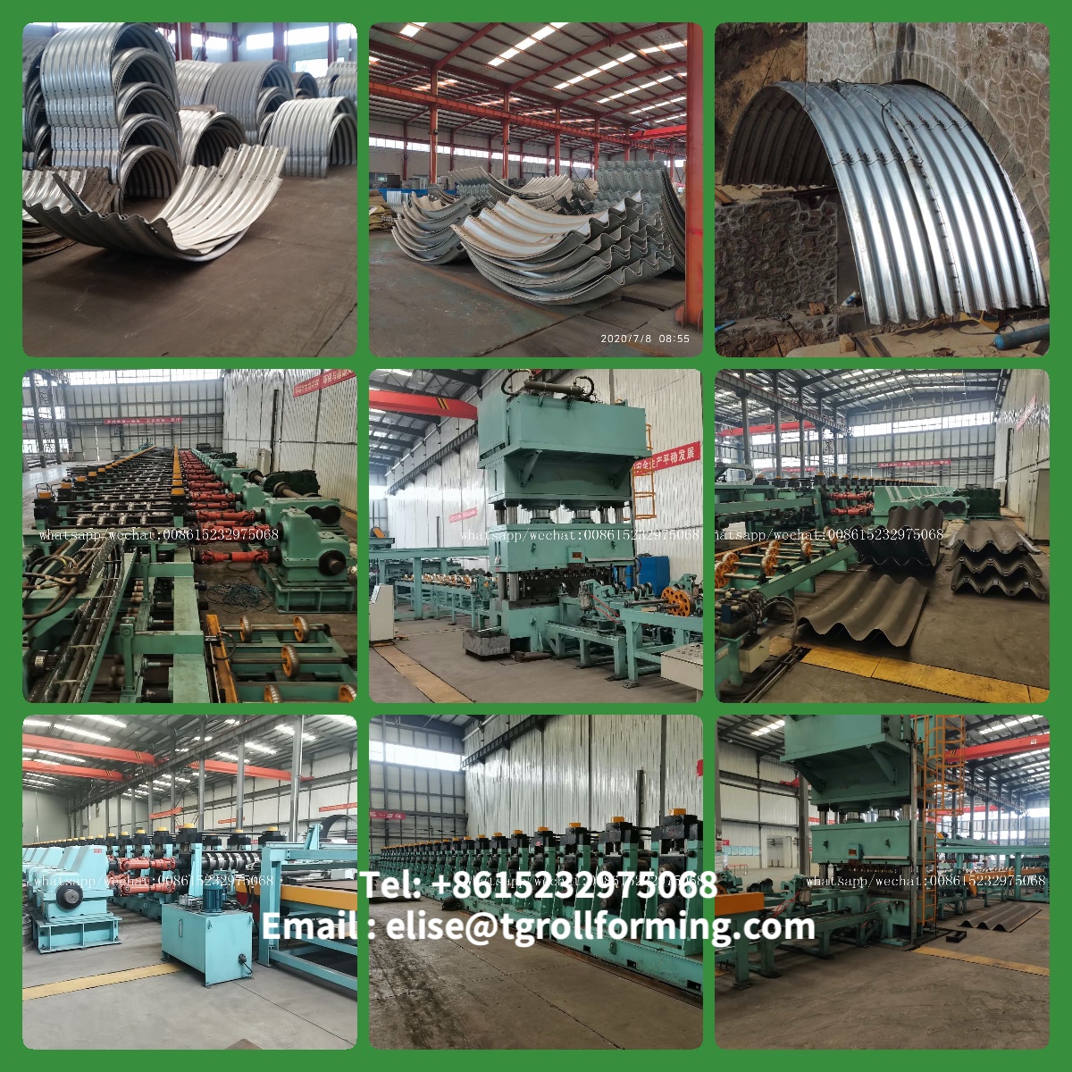 Corrugated Structural Plate machine[ Arch Bridge Plate production line ]【 Arch Bridge Plate machine смотреть онлайн