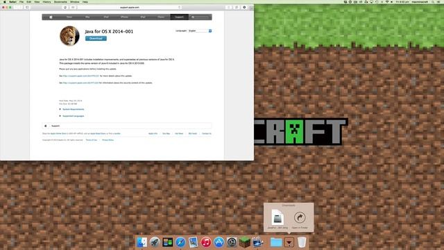 Minecraft | Java on Mac OS X Yosemite and Minecraft 1.8 смотреть онлайн