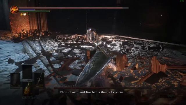 Dark Souls 3: Sister Friede and Blackflame Friede Fight смотреть онлайн