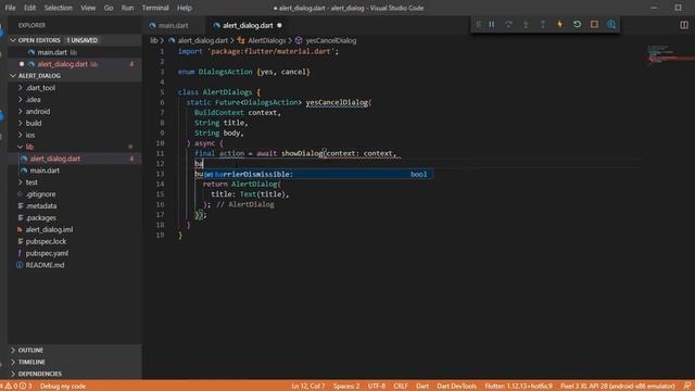 Flutter Widget | 20 | How to Display AlertDialog in Flutter | Global, ReUsable | Logout | Speed Cod смотреть онлайн