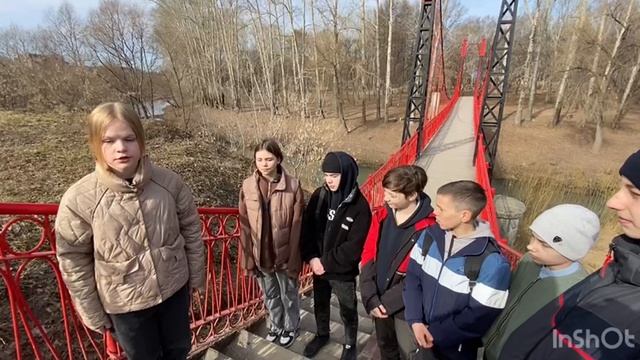 Красный Навесной мост в Ирбите