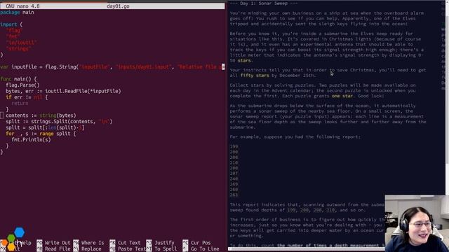 #AdventOfCode Day 1! смотреть онлайн