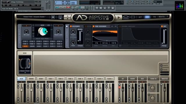 Обзор Addictive Drums 2. Часть 2 - Комплект инструментов смотреть онлайн