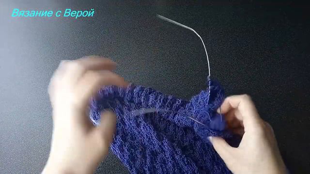 Вязание//Мои процессы//Меланжевый джемпер из Тулипа//Пляжная сумка из льна. смотреть онлайн