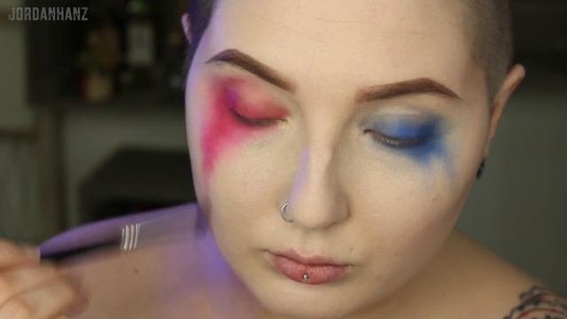 Pop Art Suicide Squad Harley Quinn Halloween Makeup Tutorial смотреть онлайн