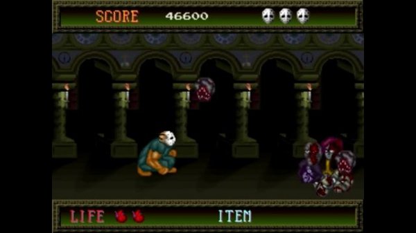 Splatterhouse - Walkthrough (Arcade)