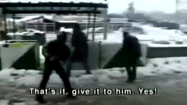 Israelis FIGHT Palestinians at Checkpoint (Snow Ball Fight) смотреть онлайн