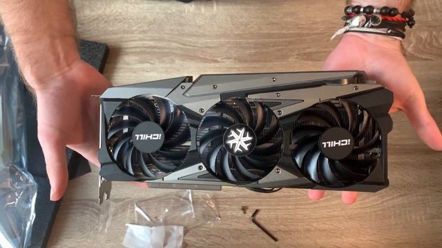 GeForce RTX 3060 Inno3D IChill 12gb / Распаковка