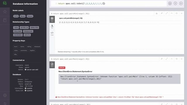 Manipulate List or Array Data Structures with APOC (#9) смотреть онлайн