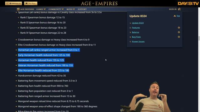 Update 8324 Patch Review - Age of Empires 4 смотреть онлайн