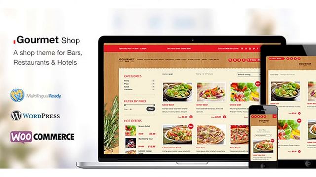 Gourmet Shop - Restaurant Bar Shop WordPress Theme | Themeforest Website Templates and Themes смотреть онлайн