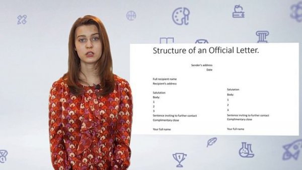 Formal Letter. Написание официального письма в формате РЭ ВсОШ