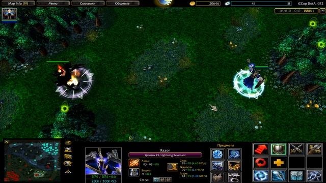 Razor Lightning Revenant VS Nevermore Shadow Fiend full items, Who will win? смотреть онлайн