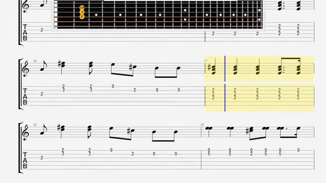 Beatles The Words Of Love GUITAR 1 TABLATURE смотреть онлайн