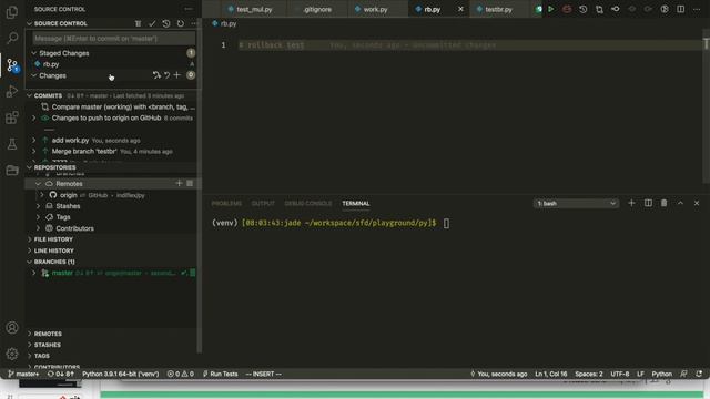 {풀스택#27} Git 실무 - Git with VSCode, branch, merge, rebase, fork & pull request, Code Review смотреть онлайн
