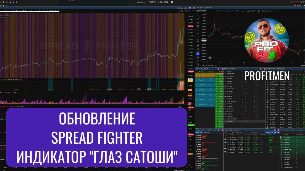 Обновление SPREAD FIGHTER | индикатор Глаз Сатоши