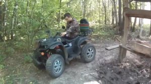 В лес, двигатель от мотоблока (Лифан 6.5) с вариатором квадрик АРМАДА 150ATV.