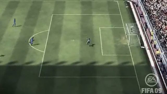 FIFA 09 Darron Gibson Amazing Goal смотреть онлайн
